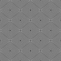Seamless geometric op art pattern. Striped lines texture Royalty Free Stock Photo