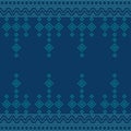 Seamless geometric ornamental pattern background. seamless traditional textile bandhani sari border.