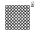 Seamless geometric ornamental vector pattern Royalty Free Stock Photo