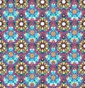 Seamless geometric pastel Moroccan pattern Royalty Free Stock Photo