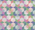 Seamless geometric patchwork pattern.