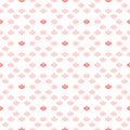 Seamless geometric pattern with abstract flower ornament. Vector Illustration Royalty Free Stock Photo