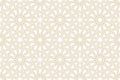 Seamless geometric pattern in authentic arabian style. Royalty Free Stock Photo