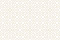 Seamless geometric pattern in authentic arabian style. Royalty Free Stock Photo