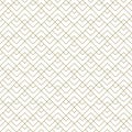 Seamless geometric pattern . Brown on white background .Average thickness lines Royalty Free Stock Photo