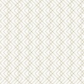 Seamless geometric pattern . Brown on white background .Average thickness lines Royalty Free Stock Photo