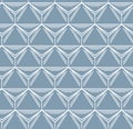 Lines and triangulars simple lattice