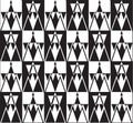Seamless geometric pattern background with triangulars