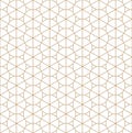 Seamless geometric pattern based on Japanese ornament Kumiko