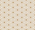 Seamless pattern based on Japanese ornament Kumiko