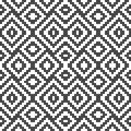 Seamless geometric pattern based on repetitive simple forms.