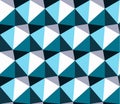 Seamless geometric pattern. Blue abstract triangle geometrical background. Royalty Free Stock Photo
