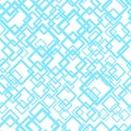 Seamless geometric pattern in blue and white colors. Vector