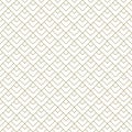 Seamless geometric pattern . Brown on white background .Average thickness lines Royalty Free Stock Photo