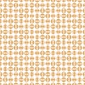 Seamless geometric pattern with brown circle. Vector Illustration