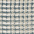 Seamless geometric pattern in cute caged on burlap fond. Print for textile, fabric manufacturing, wallpaper, covers, surface, wrap