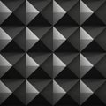A seamless geometric pattern featuring a 3D diamond-shaped design Royalty Free Stock Photo