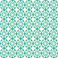 Seamless Modern Geometric Pattern with Teal and Lime Green Gradient Starburst Tiles Royalty Free Stock Photo