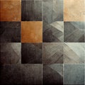 Seamless Geometric Pattern in Gray and Brown for Web Design. Royalty Free Stock Photo