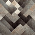 Seamless Geometric Pattern in Gray and Brown for Web Design. Royalty Free Stock Photo