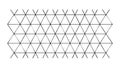 Seamless Geometric Pattern with Intersecting Grid Lines, vector design Generative AI Royalty Free Stock Photo