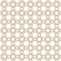 Seamless geometric pattern. Islamic pattern. arabic, indian ornament.Doubled lines Royalty Free Stock Photo