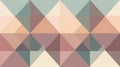 Seamless geometric pattern with muted retro futurist colors abstract Royalty Free Stock Photo