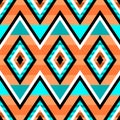 Seamless geometric pattern in native Americans style. Ethnic modern ornament.