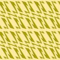 Seamless geometric pattern olive green and muted yellow colors