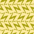 Seamless geometric pattern olive and muted yellow colors