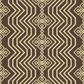 Seamless geometric pattern with openwork elements Royalty Free Stock Photo