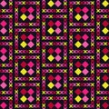 Seamless geometric pattern. Pattern of quadrilaterals. Royalty Free Stock Photo