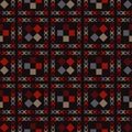 Seamless geometric pattern. Pattern of quadrilaterals. Royalty Free Stock Photo