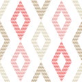 Seamless geometric pattern. Pattern of quadrilaterals. Royalty Free Stock Photo
