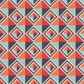 Seamless geometric pattern. Rhombus background. Royalty Free Stock Photo