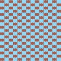 Seamless geometric pattern with squares, pattern of blue and red squares. by nayab Royalty Free Stock Photo