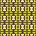 Stained glass seamless abstract pattern