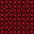 Seamless geometric pattern with stylized hearts.