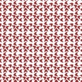 Seamless geometric pattern for textiles, wallpapers and paper. Red shapes on a white background. Royalty Free Stock Photo