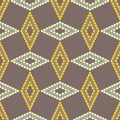 Seamless geometric pattern. The texture of rhombus. The texture of the dots. Royalty Free Stock Photo