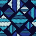 Seamless geometric pattern. The texture of the squares. Knitted texture.
