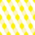 Seamless Geometric Pattern Tile with Curvy Yellow Candy Theme Royalty Free Stock Photo
