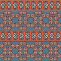 Seamless Geometric Pattern Tile Royalty Free Stock Photo