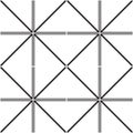Seamless Minimalist Line Art Pattern Tile