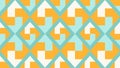Seamless geometric pattern with triangles in retro style. Royalty Free Stock Photo