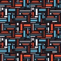 Seamless geometric pattern. Vector Royalty Free Stock Photo
