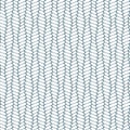 Seamless geometric pattern. Vertical striped lines with zigzag diagonal white stripes on a blue background. Chevron design. Royalty Free Stock Photo