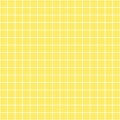 Seamless geometric pattern in a white mesh on a light yellow background. Royalty Free Stock Photo
