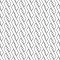 Seamless geometric pattern, seamless zigzag, thin line print, black and white vector illustration