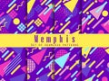 Seamless geometric patterns of memphis style. Fashion 80`s backgrounds set. Vector Royalty Free Stock Photo